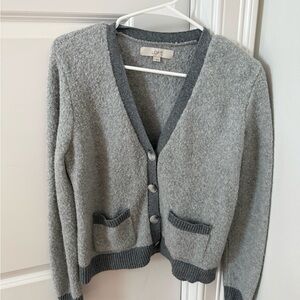 LOFT Heather Gray Women's Cardigan